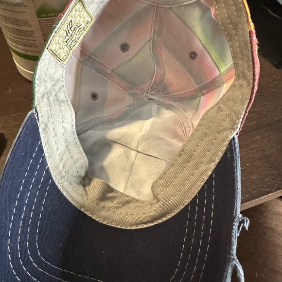 Dog Paw Embroidered Strapback Hat Multicolor One Size Adjustable Hat Republic - Picture 3 of 4